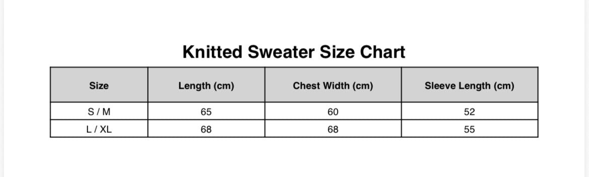 Gray Knitted Sweater